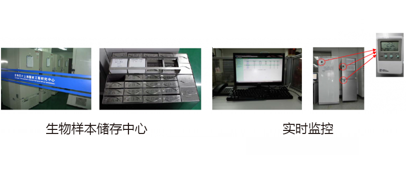 樣本中心實拍設(shè)備、冰箱、溫度計等圖 